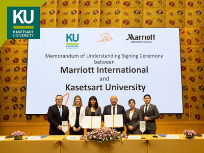 MARRIOTT SIGNS MOU WITH KASETSART UNIVERSITY