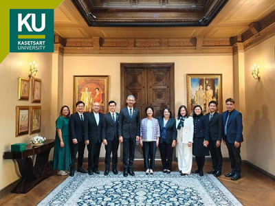 มหาวิทยาลัยเกษตรศาสตร์หารือความร่วมมือกับสถานเอกอัครราชทูตไทย ณ กรุงสตอกโฮล์ม
