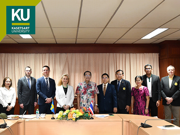 A Courtesy Visit of Delegations from the Embassy of Sweden in Bangkok
