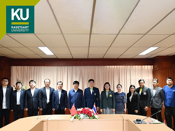 The MoU signing ceremony with Northwest A&F University (NWAFU), China